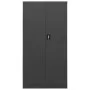 Armario de taquilla de acero gris antracita 90x40x180 cm de vidaXL, Armarios archivadores - Ref: Foro24-335973, Precio: 330,3...