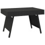 Mesa auxiliar plegable ratán sintético negro 60x40x38 cm en Mesas auxiliares | Comprar online en Foru.es