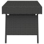 Mesa auxiliar plegable ratán sintético negro 60x40x38 cm en Mesas auxiliares | Comprar online en Foru.es