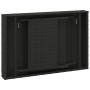 Mesa auxiliar plegable ratán sintético negro 60x40x38 cm en Mesas auxiliares | Comprar online en Foru.es