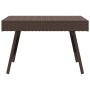 Mesa auxiliar plegable ratán sintético marrón 60x40x38 cm en Mesas auxiliares | Comprar online en Foru.es