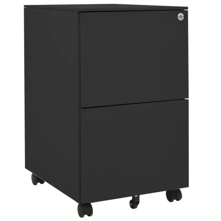 Anthracite gray steel filing cabinet 39x45x67 cm by vidaXL, Filing cabinets - Ref: Foro24-335977, Price: 130,30 €, Discount: %