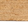 Alfombra redonda yute trenzado 210 cm de vidaXL, Alfombras - Ref: Foro24-343585, Precio: 123,46 €, Descuento: %
