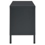 Mueble para TV acero y vidrio gris antracita 90x30x44 cm de vidaXL, Muebles TV - Ref: Foro24-336057, Precio: 112,94 €, Descue...