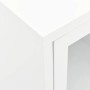Mueble para el televisor acero y vidrio blanco 105x35x52 cm de vidaXL, Muebles TV - Ref: Foro24-336059, Precio: 94,65 €, Desc...