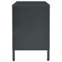 Mueble para el televisor acero y vidrio gris antracita 105x35x52 cm de vidaXL, Muebles TV - Ref: Foro24-336060, Precio: 94,72...