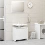 Juego de muebles de baño 3 pzas madera ingeniería blanco brillo de vidaXL, Muebles de baño - Ref: Foro24-3056940, Precio: 145...