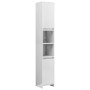 Juego de muebles de baño 3 pzas madera ingeniería blanco brillo de vidaXL, Muebles de baño - Ref: Foro24-3056940, Precio: 145...