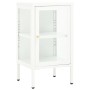 Aparador de metal y vidrio 38x35x70 cm de vidaXL, Aparadores - Ref: Foro24-336062, Precio: 103,71 €, Descuento: %