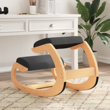 Taburete rodillas madera contrachapada abedul negro 55x84x55 cm de vidaXL, Mecedoras - Ref: Foro24-110332, Precio: 110,09 €, ...