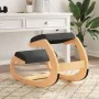Taburete rodillas madera contrachapada abedul negro 55x84x55 cm de vidaXL, Mecedoras - Ref: Foro24-110332, Precio: 108,75 €, ...