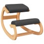 Taburete rodillas madera contrachapada abedul negro 55x84x55 cm de vidaXL, Mecedoras - Ref: Foro24-110332, Precio: 110,09 €, ...