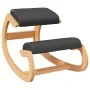Taburete rodillas madera contrachapada abedul negro 55x84x55 cm de vidaXL, Mecedoras - Ref: Foro24-110332, Precio: 108,75 €, ...