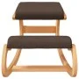 Taburete rodillas madera contrachapada abedul marrón 55x84x55cm de vidaXL, Mecedoras - Ref: Foro24-110331, Precio: 108,54 €, ...