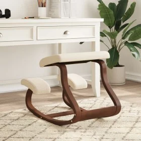 Kniehocker aus Birken-Sperrholz, Creme, 48x71x51 cm von vidaXL, Schaukelstühle - Ref: Foro24-110330, Preis: 91,94 €, Rabatt: %