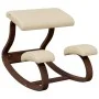 Birch plywood cream knee stool 48x71x51 cm by vidaXL, Rocking chairs - Ref: Foro24-110330, Price: 91,94 €, Discount: %