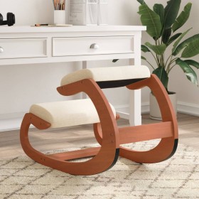 Taburete rodillas madera contrachapada abedul crema 55x84x55 cm de vidaXL, Mecedoras - Ref: Foro24-110333, Precio: 110,99 €, ...