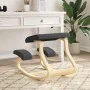 Taburete rodillas madera contrachapada abedul negro 48x71x51cm de vidaXL, Mecedoras - Ref: Foro24-110329, Precio: 118,62 €, D...
