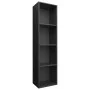 Estantería libros/mueble TV contrachapada negro 36x30x143 cm de vidaXL, Librerías y estanterías - Ref: Foro24-800145, Precio:...