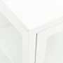 Steel and white glass sideboard 70x35x70 cm by vidaXL, Sideboards - Ref: Foro24-336065, Price: 145,08 €, Discount: %