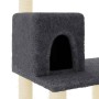Rascador para gatos con postes de sisal gris oscuro 118,5 cm en Mobiliario para gatos | Comprar online en Foru.es