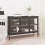 Anthracite gray steel and glass sideboard 105x35x70 cm by vidaXL, Sideboards - Ref: Foro24-336069, Price: 221,56 €, Discount: %