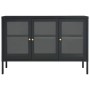 Aparador de acero y vidrio gris antracita 105x35x70 cm de vidaXL, Aparadores - Ref: Foro24-336069, Precio: 225,80 €, Descuent...