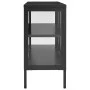 Anthracite gray steel and glass sideboard 105x35x70 cm by vidaXL, Sideboards - Ref: Foro24-336069, Price: 221,56 €, Discount: %