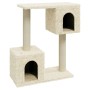 Rascador para gatos con postes de sisal 60 cm crema en Mobiliario para gatos | Comprar online en Foru.es