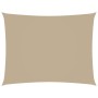 Toldo de vela rectangular tela Oxford beige 3,5x4,5 m en Sombrillas | Comprar online en Foru.es