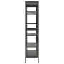 Vitrina de acero y vidrio templado gris antracita 90x40x180 cm de vidaXL, Taquillas y armarios de almacenamiento - Ref: Foro2...