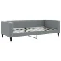 Sofá cama con colchón tela gris claro 90x190 cm de vidaXL, Camas y somieres - Ref: Foro24-3196570, Precio: 324,06 €, Descuent...