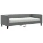 Sofá cama con colchón tela gris oscuro 90x190 cm de vidaXL, Camas y somieres - Ref: Foro24-3196571, Precio: 330,49 €, Descuen...