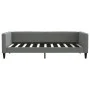 Sofá cama con colchón tela gris oscuro 90x190 cm de vidaXL, Camas y somieres - Ref: Foro24-3196571, Precio: 330,49 €, Descuen...