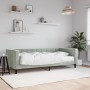 Sofá cama con colchón terciopelo gris claro 90x190 cm de vidaXL, Camas y somieres - Ref: Foro24-3196680, Precio: 311,32 €, De...