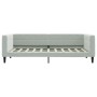 Sofá cama con colchón terciopelo gris claro 90x190 cm de vidaXL, Camas y somieres - Ref: Foro24-3196680, Precio: 311,32 €, De...