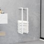 Toallero de acero blanco 12,5x12,5x60 cm de vidaXL, Toalleros - Ref: Foro24-336116, Precio: 21,86 €, Descuento: %