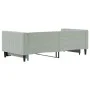 Sofá cama nido terciopelo gris claro 90x190 cm de vidaXL, Camas y somieres - Ref: Foro24-3196704, Precio: 244,55 €, Descuento: %