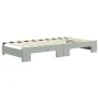 Sofá cama nido terciopelo gris claro 90x190 cm de vidaXL, Camas y somieres - Ref: Foro24-3196704, Precio: 244,55 €, Descuento: %