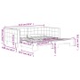 Sofá cama nido terciopelo gris claro 90x190 cm de vidaXL, Camas y somieres - Ref: Foro24-3196704, Precio: 249,48 €, Descuento: %