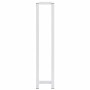 Toallero de acero blanco 12,5x12,5x60 cm de vidaXL, Toalleros - Ref: Foro24-336116, Precio: 21,86 €, Descuento: %