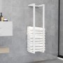 Toallero de acero blanco 25x20x95 cm de vidaXL, Toalleros - Ref: Foro24-336117, Precio: 36,91 €, Descuento: %