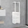 Toallero de acero blanco 25x20x95 cm de vidaXL, Toalleros - Ref: Foro24-336117, Precio: 36,25 €, Descuento: %
