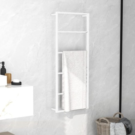 Toallero de acero blanco 45x10x115 cm de vidaXL, Toalleros - Ref: Foro24-336119, Precio: 48,65 €, Descuento: %