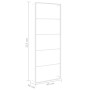 Toallero de acero blanco 45x10x115 cm de vidaXL, Toalleros - Ref: Foro24-336119, Precio: 48,65 €, Descuento: %