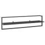 Toallero de hierro negro 95x25x22 cm de vidaXL, Toalleros - Ref: Foro24-336122, Precio: 38,47 €, Descuento: %