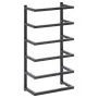 Toallero de acero negro 24x12x48 cm de vidaXL, Toalleros - Ref: Foro24-336123, Precio: 29,87 €, Descuento: %
