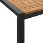 Mesa de jardín con patas en U madera maciza acacia 200x90x75 cm en Mesas de jardín | Comprar online en Foru.es