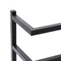 Toallero de acero negro 24x12x48 cm de vidaXL, Toalleros - Ref: Foro24-336123, Precio: 29,87 €, Descuento: %