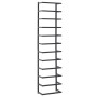 Toallero de acero negro 24x12x96 cm de vidaXL, Toalleros - Ref: Foro24-336125, Precio: 31,62 €, Descuento: %
